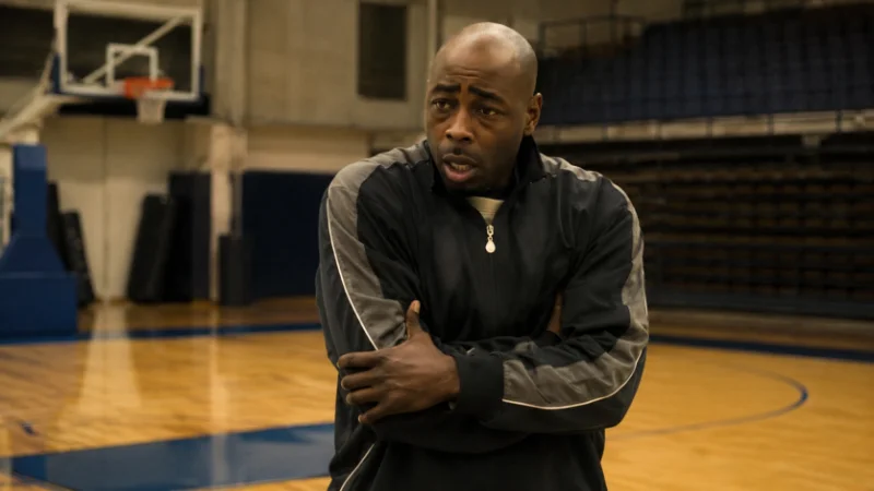 Arthur Agee reviewing his Hoop Dreams clothing line