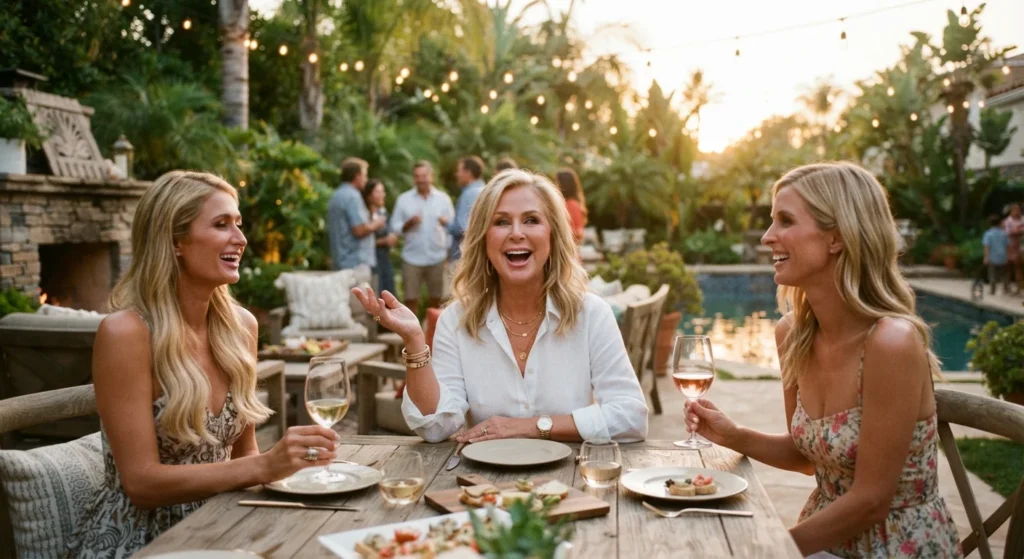 Kathy Hilton net worth family gathering