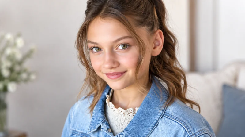 Maya Le Clark smiling at a Hollywood event.