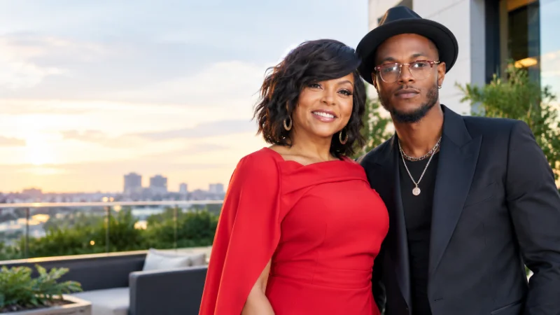 Television set reflecting the career of Taraji P. Henson, the partner of William Lamarr Johnson